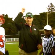 Jim Harbaugh at Palo Alto High School Football Game