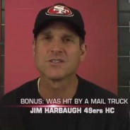 Jim Harbaugh Was Hit by a Mail Truck… as a Kid?!